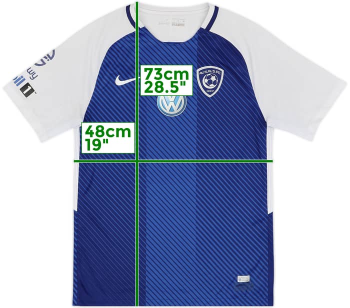 2017-18 Al Hilal Home Shirt - 8/10 - (S)