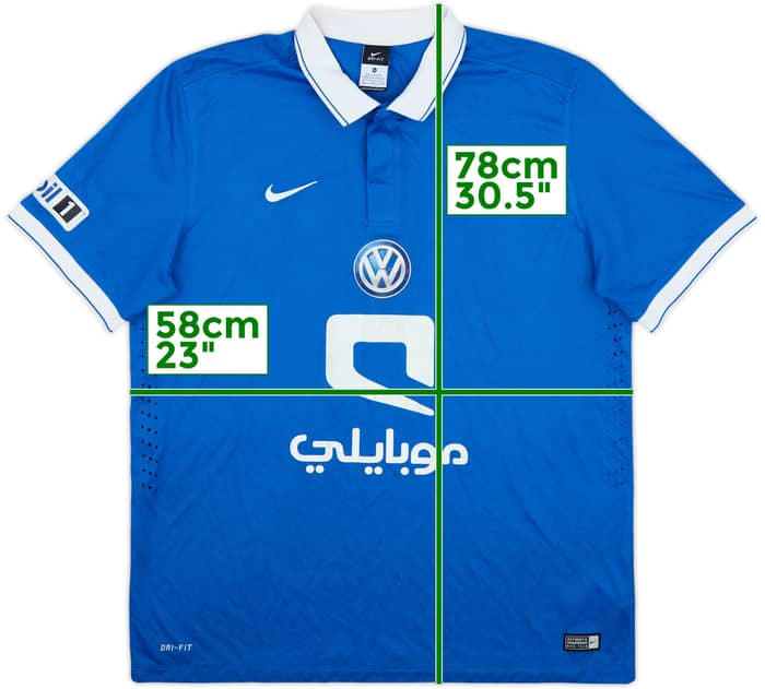 2014-15 Al Hilal Home Shirt - 7/10 - (XL)