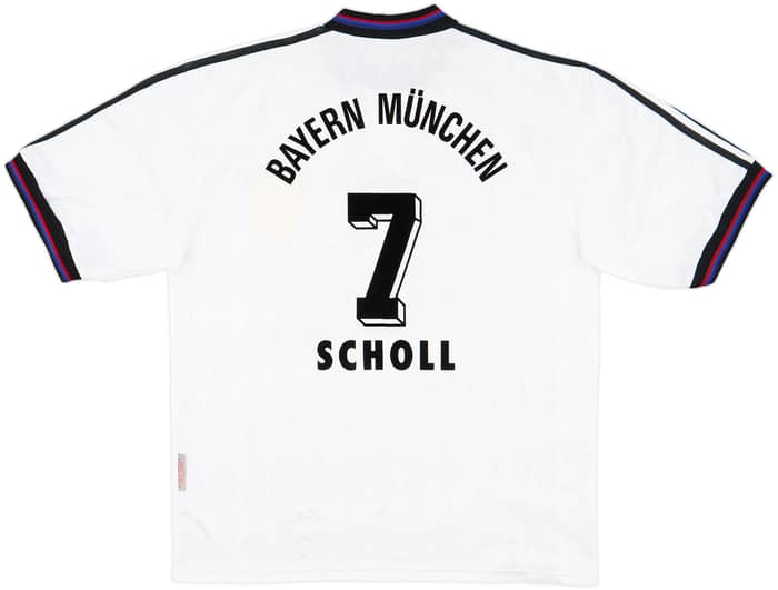 1996-98 Bayern Munich Away Shirt Scholl #7 - 8/10 - (L)