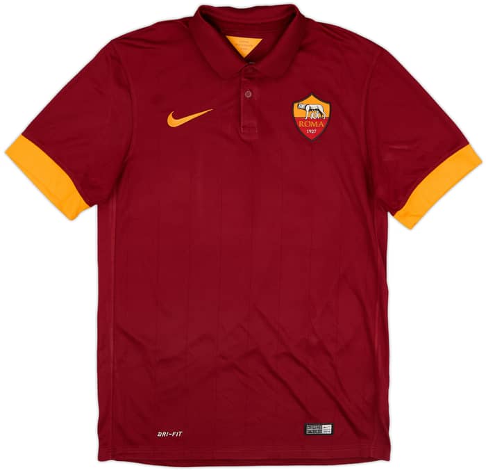 2014-15 Roma Home Shirt De Rossi #16 - 10/10 - (S)