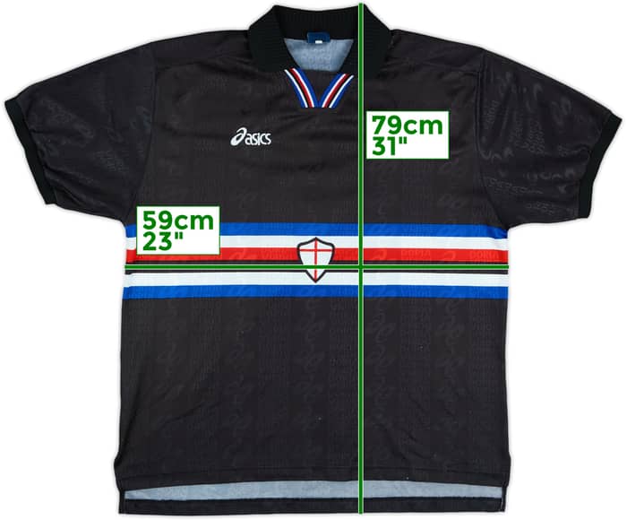1996-97 Sampdoria Third Shirt #10 (Mancini) - 6/10 - (XL)