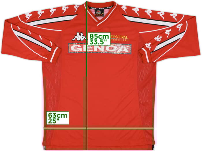 1999-00 Genoa Kappa Training L/S Shirt - 5/10 - (L)