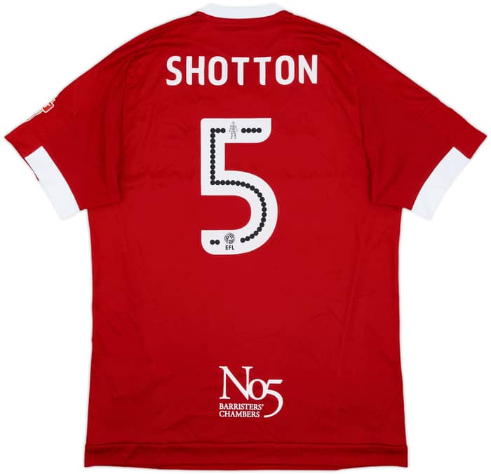 2016-17 Birmingham Away Shirt Shotton #5 - 6/10 - (L)