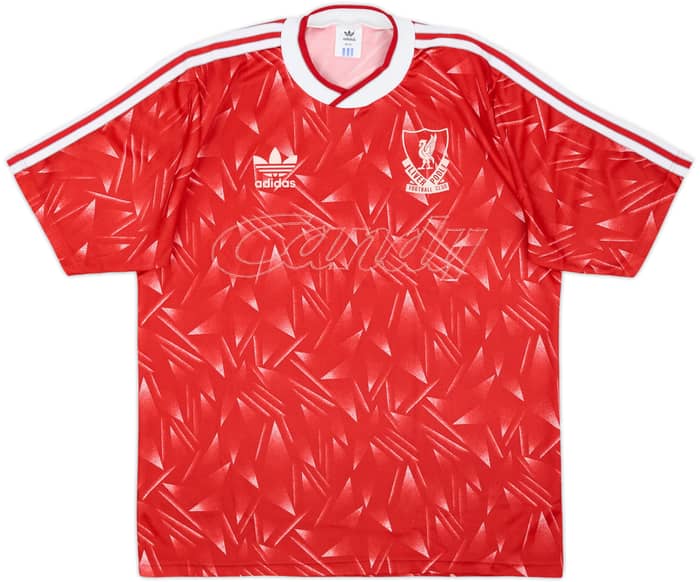 1989-91 Liverpool Home Shirt - 4/10 - (M)