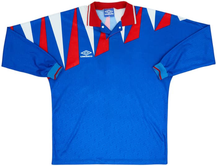 1990s Umbro Template L/S Shirt #16 - 8/10 - (XL)