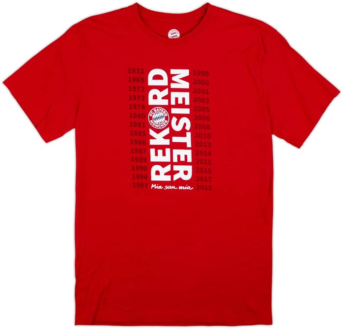 2018-19 Bayern Munich Cotton Tee - 9/10 - (M)
