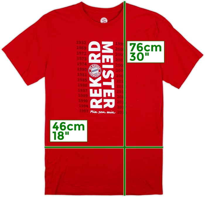 2018-19 Bayern Munich Cotton Tee - 9/10 - (M)