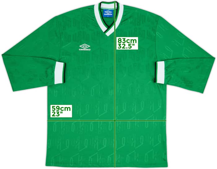 1990s Umbro Template L/S Shirt #3 - 7/10 - (XL)