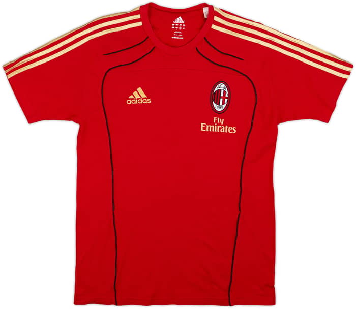 2010-11 AC Milan adidas Cotton Camiseta - 8/10 - (M)
