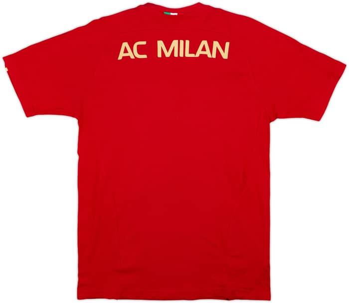 2010-11 AC Milan adidas Cotton Camiseta - 8/10 - (M)