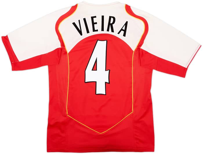 Camiseta de local del Arsenal 2004-05 Vieira #4 - 8/10 - (S)