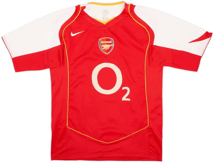 Camiseta de local del Arsenal 2004-05 Vieira #4 - 8/10 - (S)