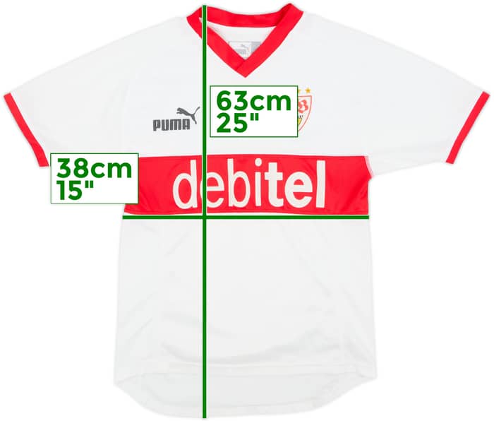 2003-04 Stuttgart Home Shirt - 7/10 - (M.Boys)