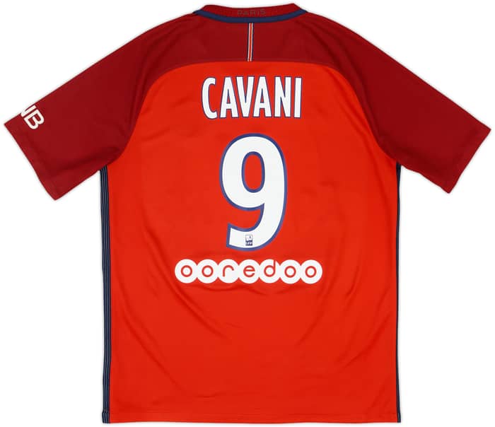 2016-17 Paris Saint-Germain Away Shirt Cavani #9 - 6/10 - (L)