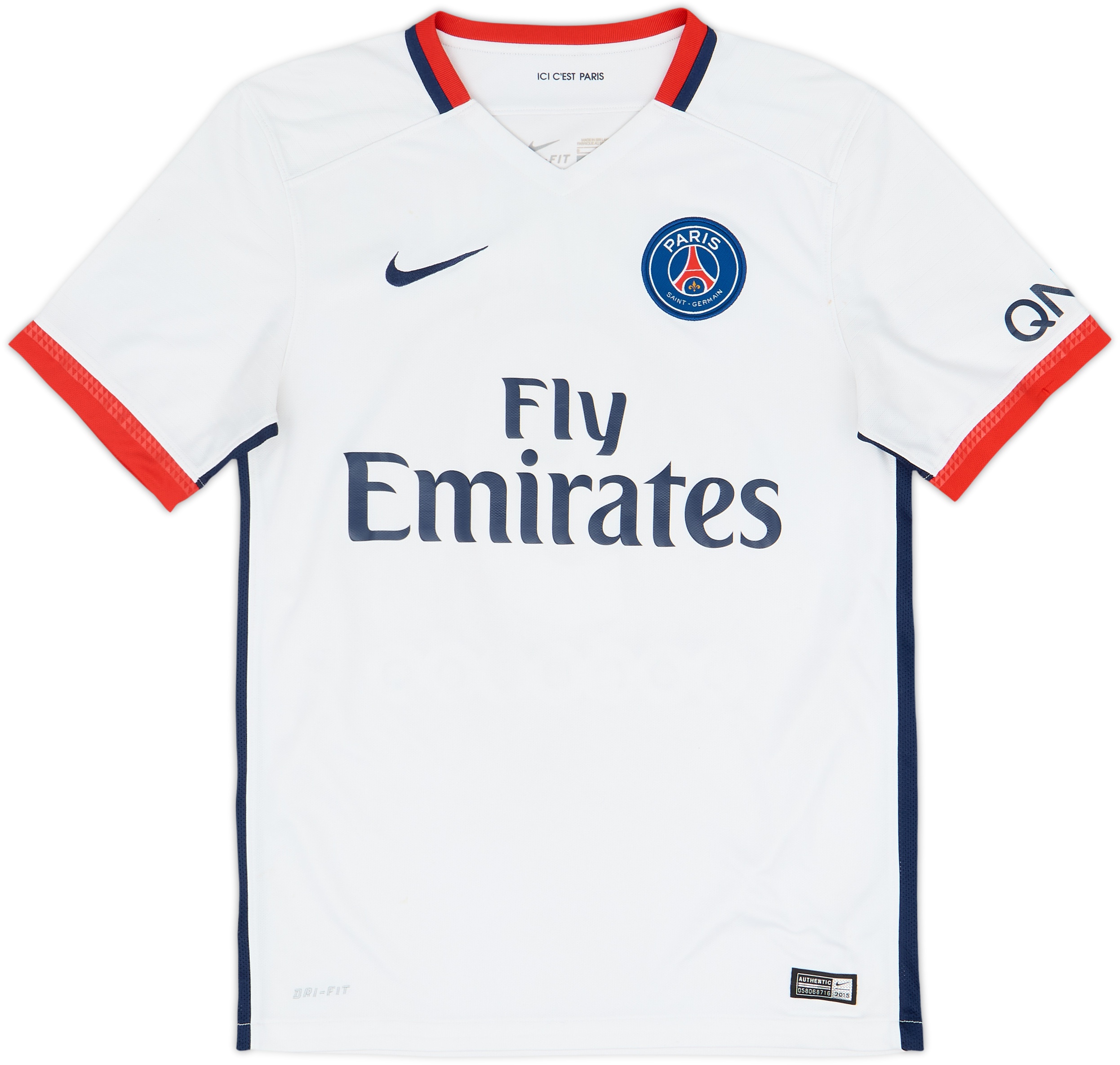 2015-16 Paris Saint-Germain Away Shirt Cavani #9 - 8/10 - (S)