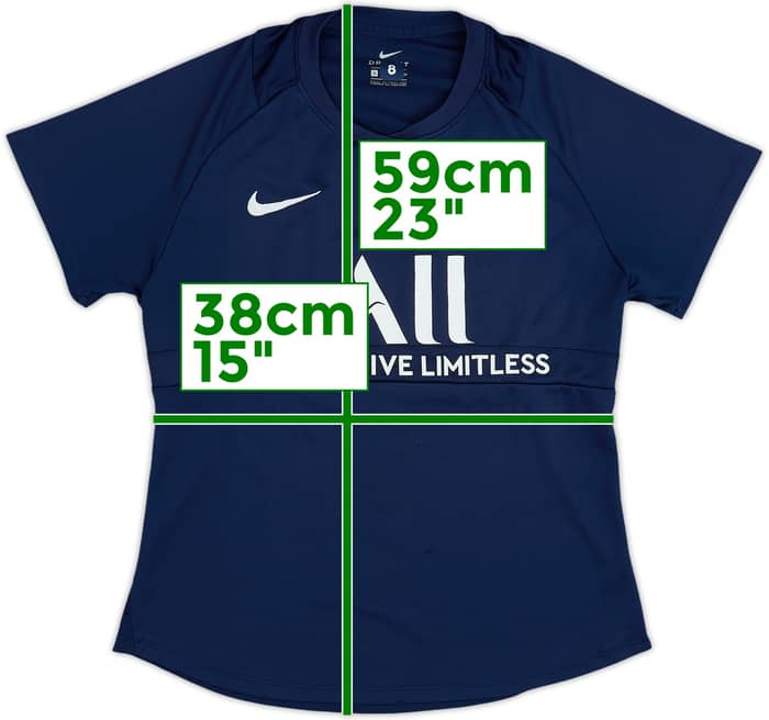 2020-21 Camiseta Nike de entrenamiento versión jugador del Paris Saint-Germain #8 - 7/10 - (Mujeres S)