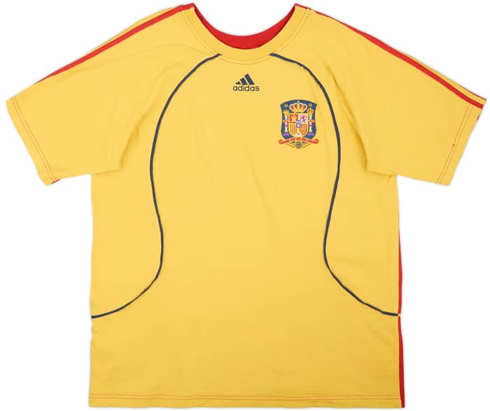 2007-09 Spain adidas Cotton Tee - 8/10 - (L)