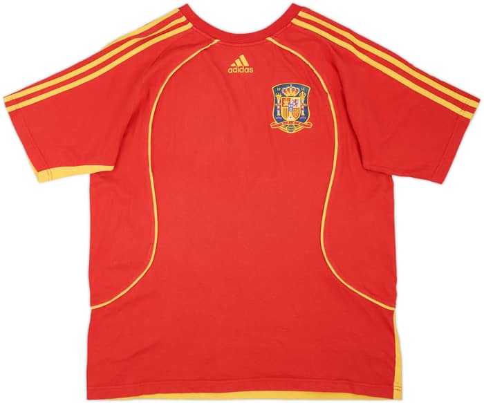 2007-09 Spain adidas Cotton Tee - 8/10 - (L)