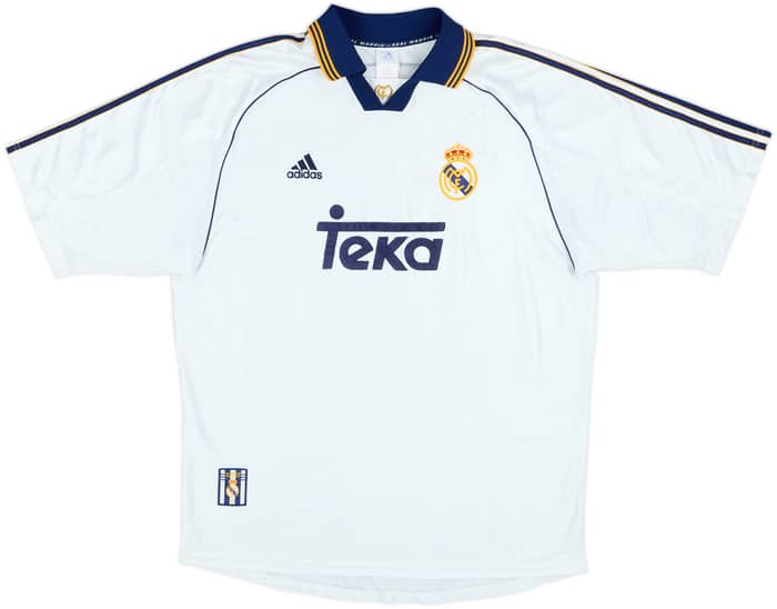 1998-00 Real Madrid Home Shirt Raul #7 - 5/10 - (XL)