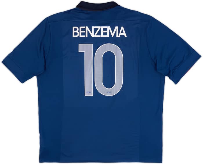 Camiseta de local de Francia 2011-12 Benzema #10 - 7/10 - (XL)