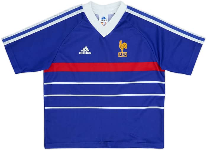 1998-00 France Home Shirt - 6/10 - (S.Boys)