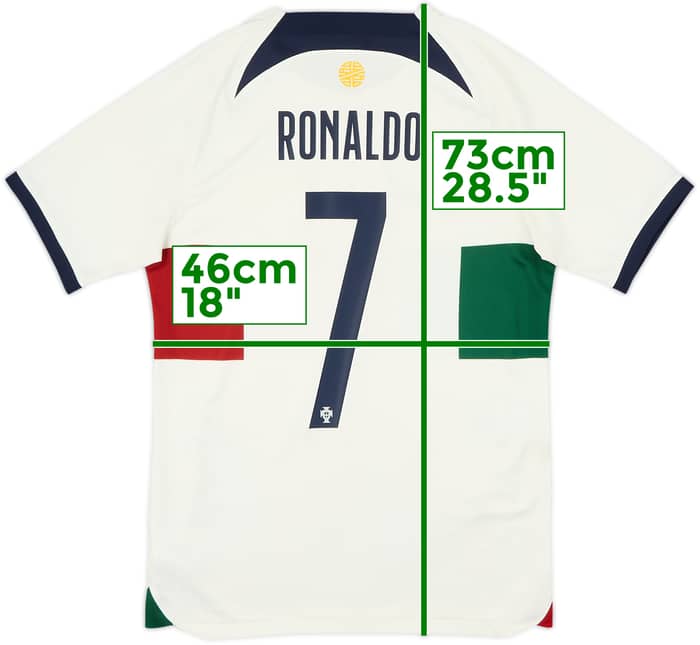 2022-23 Portugal Away Shirt Ronaldo #7 - 6/10 - (S)