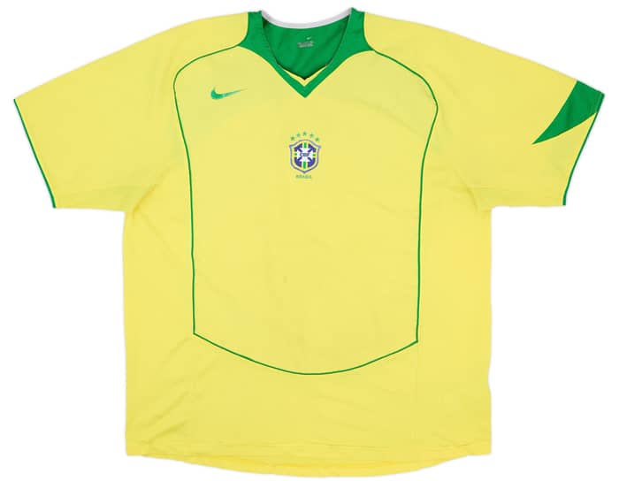 2004-06 Brazil Home Shirt - 5/10 - (XL)