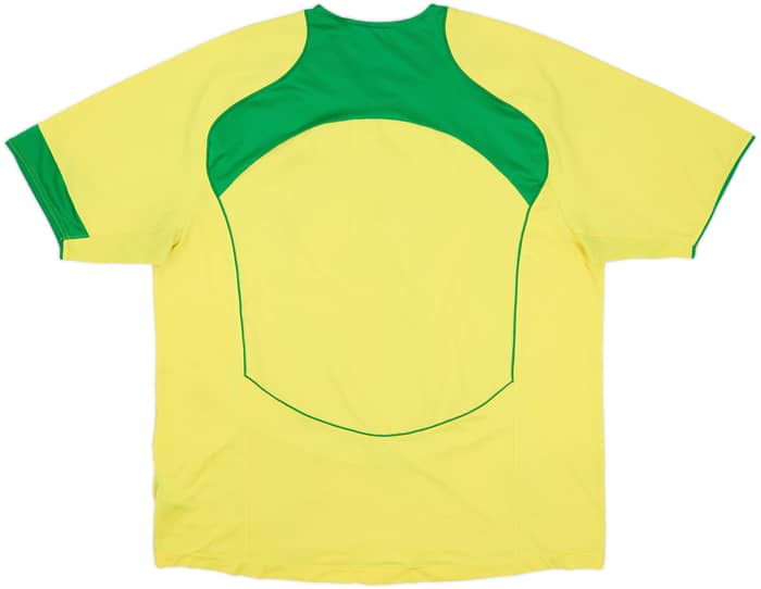 2004-06 Brazil Home Shirt - 5/10 - (XL)