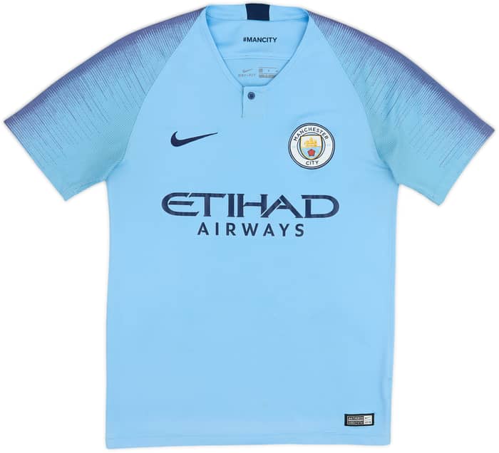 2018-19 Manchester City Home Shirt Silva #21 - 6/10 - (S)