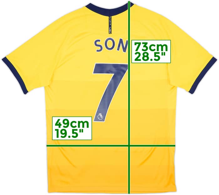 2020-21 Tottenham Third Shirt Son #7 - 10/10 - (M)