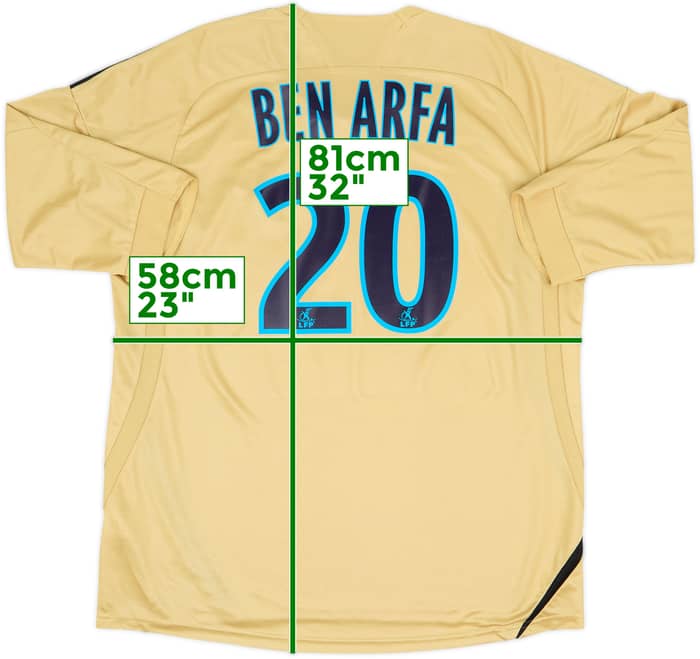 2008-09 Olympique Marseille Third Shirt Ben Arfa #20 - 8/10 - (XL)
