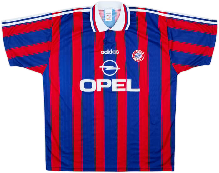 1995-97 Bayern Munich Signed Home Shirt Scholl #7 - 9/10 - (XL)