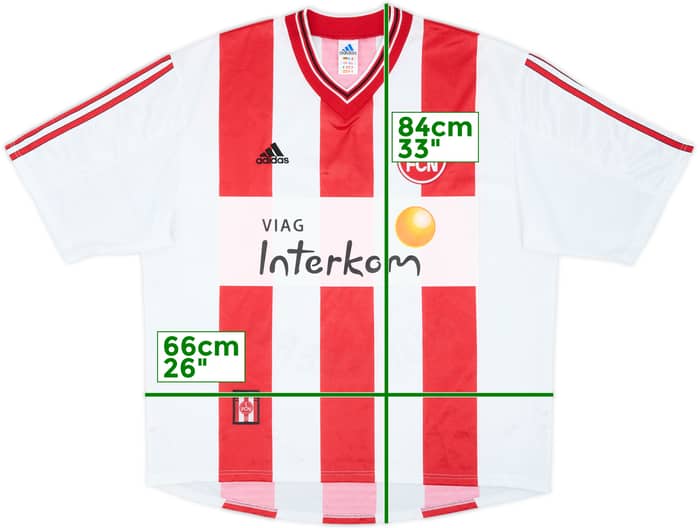 1998-99 Nurnberg Away Shirt FC #1 - 10/10 - (XXL)