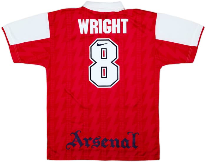 1994-96 Arsenal Home Shirt Wright #8 - 8/10 - (XL)