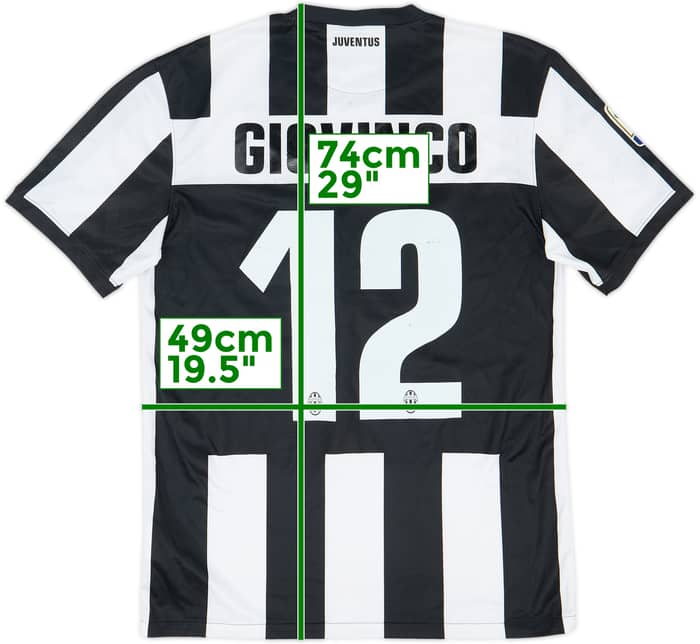 2012-13 Juventus Home Shirt Giovinco #12 - 5/10 - (M)