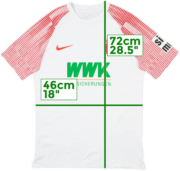 Camiseta de visitante del Augsburg 2022-23 - 4/10 - (M)