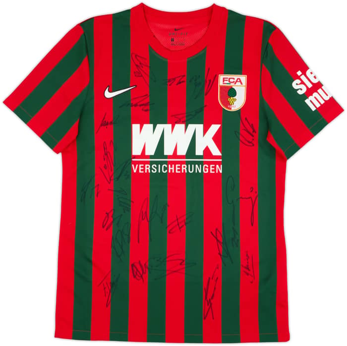 Camiseta de local firmada del Augsburg 2021-22 Oxford #4 - 9/10 - (M)