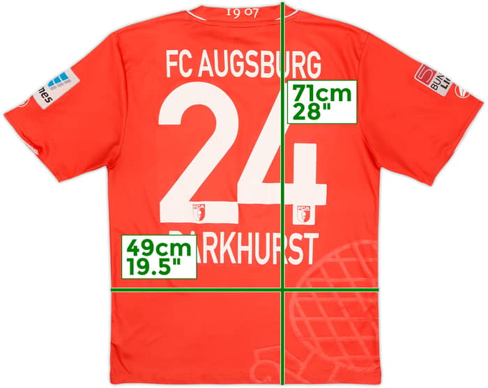 Camiseta de la tercera equipación versión jugador de Augsburg 2012-13 Parkhurst #24