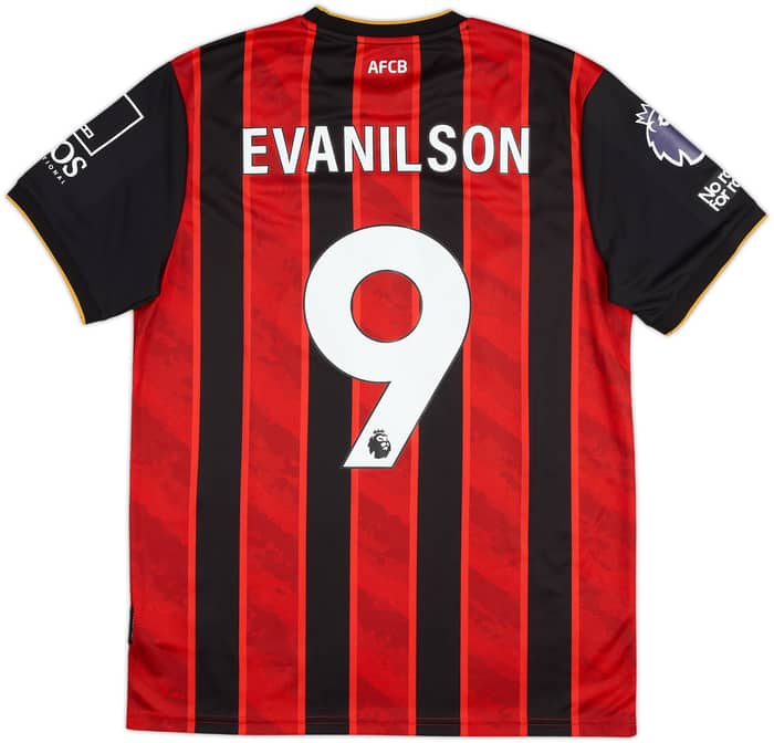 2025-26 Bournemouth Match Issue Home Shirt Evanilson #9