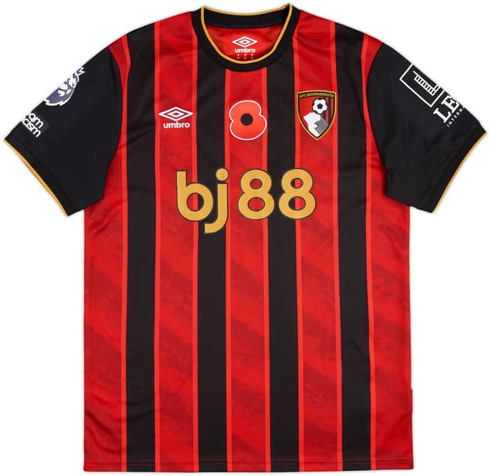 2025-26 Bournemouth Match Issue Home Shirt Evanilson #9