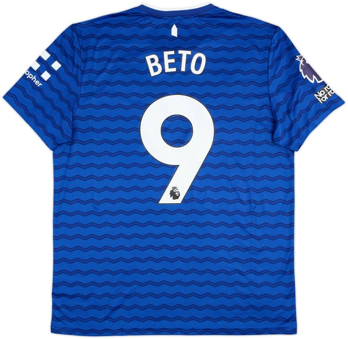 2025-26 Everton Match Issue Home Shirt Beto #9