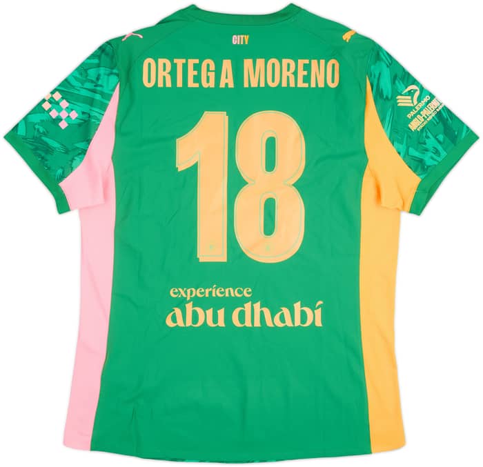 2025-26 Manchester City Match Issue GK Shirt Ortega Moreno #18
