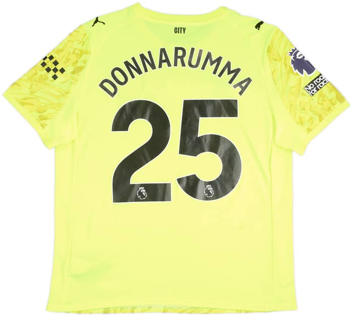 2025-26 Manchester City Match Issue GK Shirt Donnarumma #25