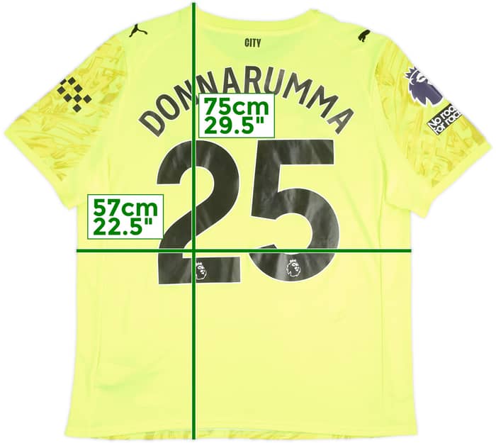 2025-26 Manchester City Match Issue GK Shirt Donnarumma #25