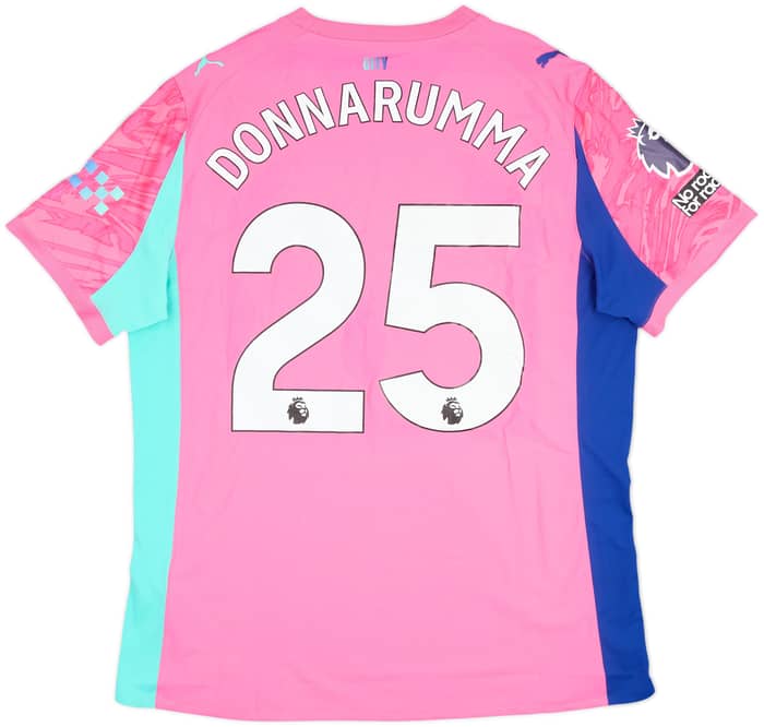 2025-26 Manchester City Match Issue GK Shirt Donnarumma #25