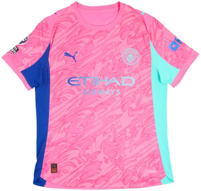 2025-26 Manchester City Match Issue GK Shirt Donnarumma #25