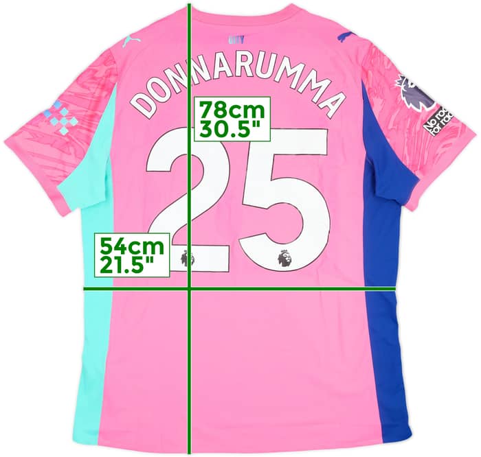 2025-26 Manchester City Match Issue GK Shirt Donnarumma #25