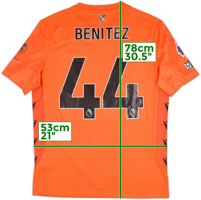 2025-26 Crystal Palace Match Issue GK Shirt Benitez #44