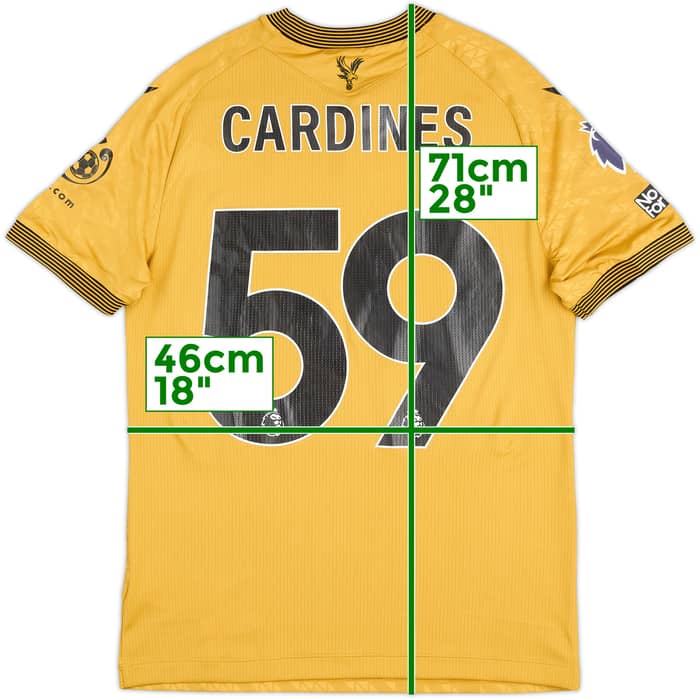 2025-26 Crystal Palace Match Issue Third Shirt Cardines #59