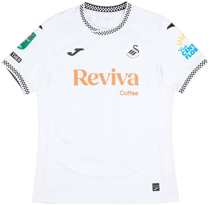 2025-26 Swansea Match Issue Carabao Cup Home Shirt Franco #17